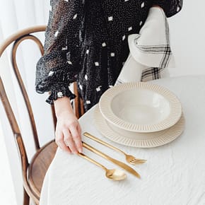 Textured Stoneware Dinnerware Set